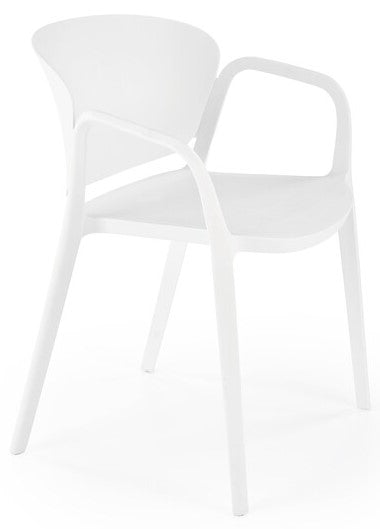 Kitchen Chair K491 | size: Width: 60cm, Height: 76cm, Depth: 56cm | color: White | image: 0 | variant: 1003356
