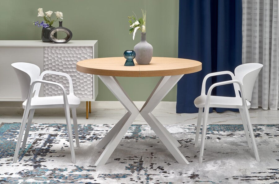 Kitchen Chair K491 | size: Width: 60cm, Height: 76cm, Depth: 56cm | color: White | image: 4 | variant: 1003356