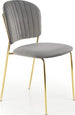 Kitchen Chair K499 | size: Width: 47cm, Height: 85cm, Depth: 56cm | color: Gray | image: 0 | variant: 1003383