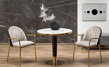 Kitchen Chair K500 | size: Width: 53cm, Height: 80cm, Depth: 57cm | color: Beige | image: 2 | variant: 1012937