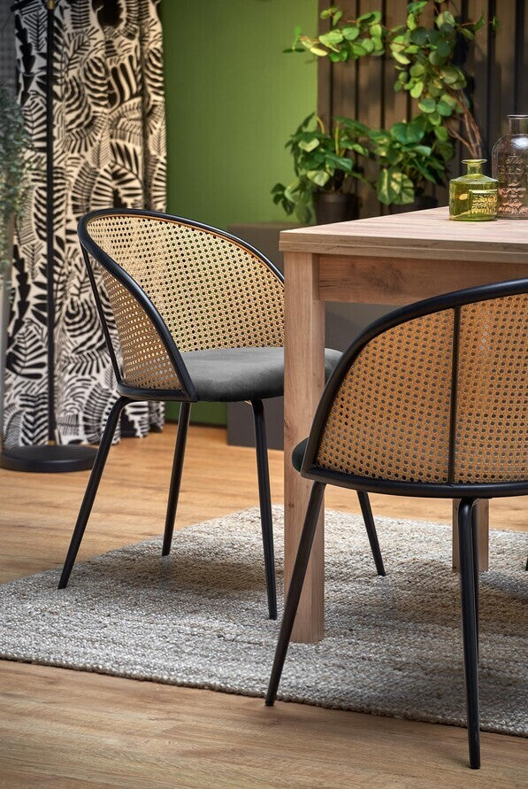 Kitchen Chair K508 | size: Width: 54cm, Height: 78cm, Depth: 57cm | color: Green | image: 2 | variant: 1003395