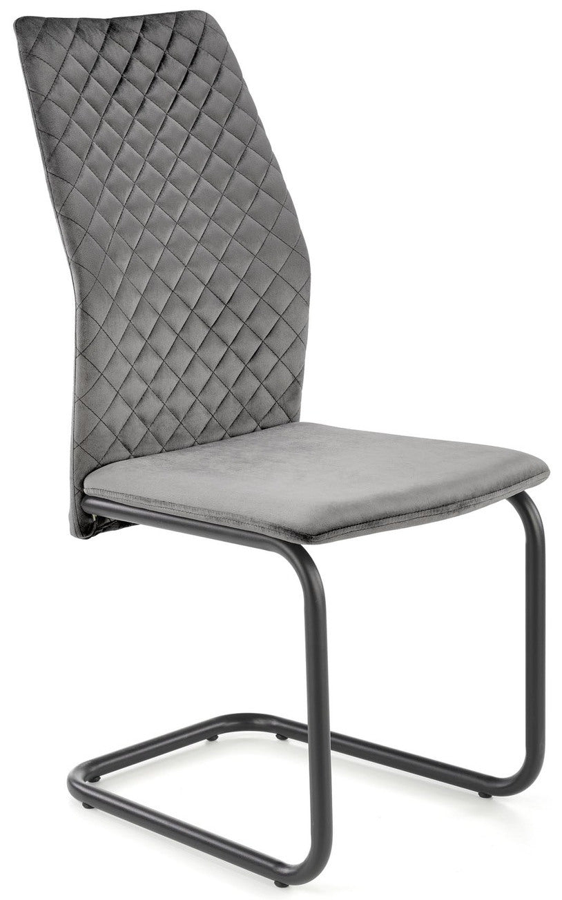 Kitchen Chair Kabul | size: Width: 44cm, Height: 97cm, Depth: 54cm | color: Gray | image: 1 | variant: 1002390