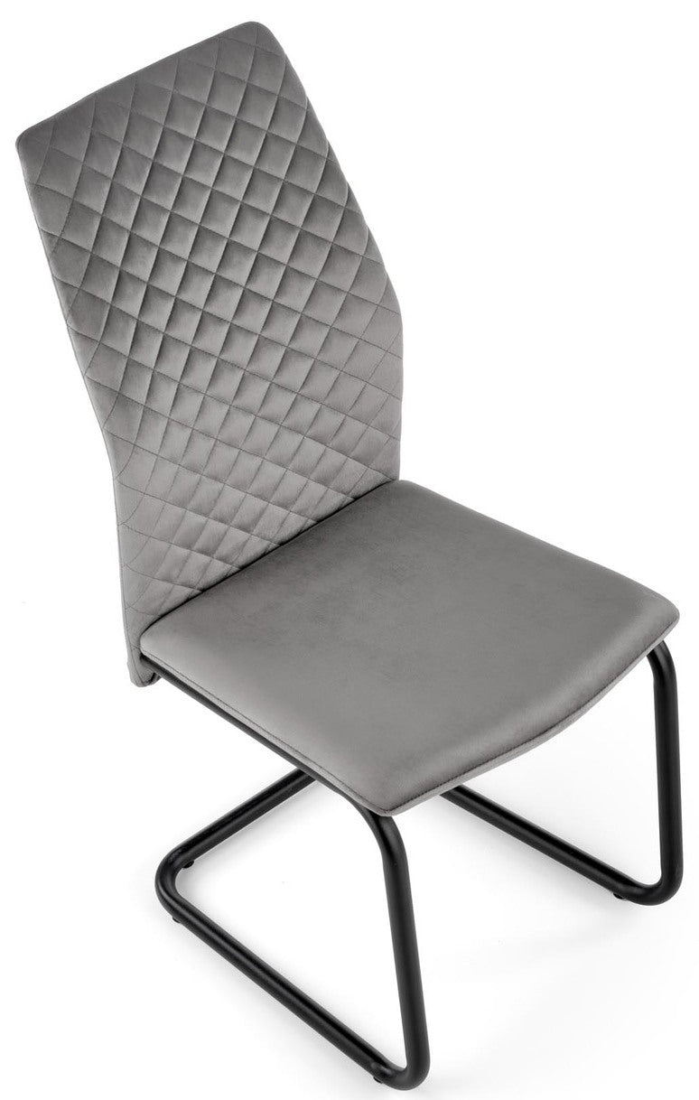 Kitchen Chair Kabul | size: Width: 44cm, Height: 97cm, Depth: 54cm | color: Gray | image: 2 | variant: 1002390