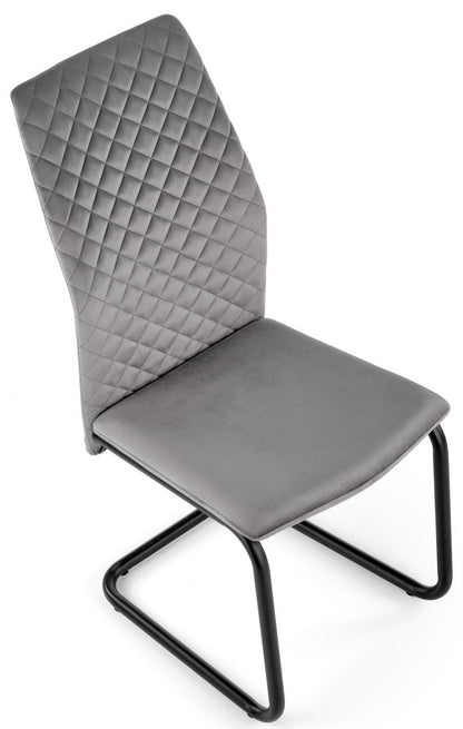 Kitchen Chair Kabul | size: Width: 44cm, Height: 97cm, Depth: 54cm | color: Gray | image: 2 | variant: 1002390