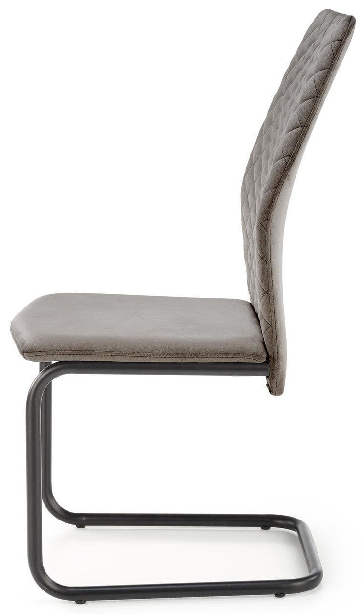 Kitchen Chair Kabul | size: Width: 44cm, Height: 97cm, Depth: 54cm | color: Gray | image: 5 | variant: 1002390