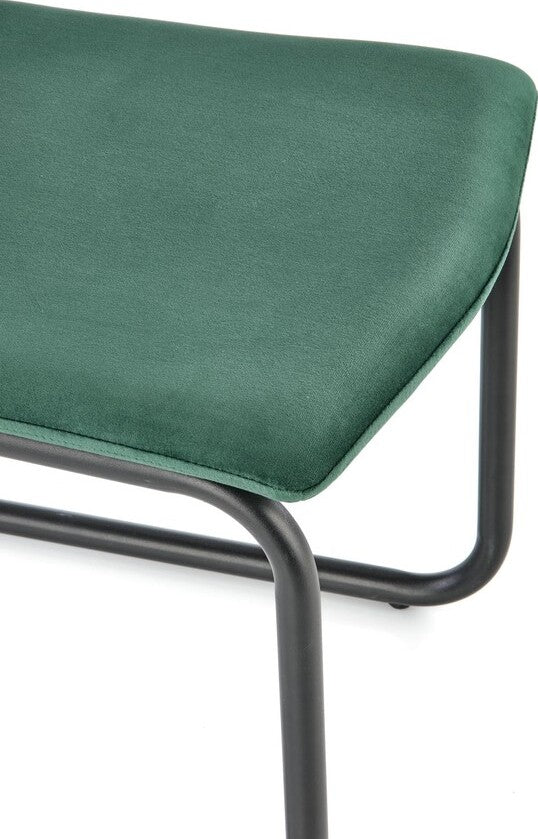 Kitchen Chair Kabul | size: Width: 44cm, Height: 97cm, Depth: 54cm | color: Green | image: 3 | variant: 1002389