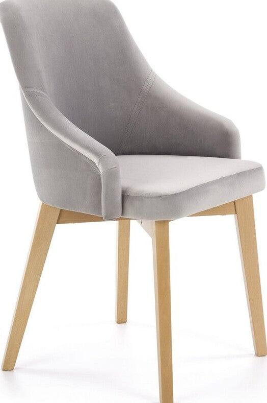 Kitchen Chair Le Havre | size: Width: 57cm, Height: 86cm, Depth: 56cm | color: Beige/Grey | image: 1 | variant: 1002584