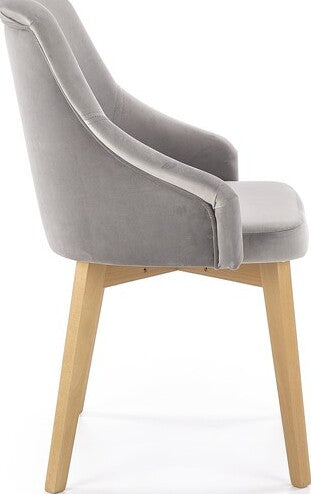 Kitchen Chair Le Havre | size: Width: 57cm, Height: 86cm, Depth: 56cm | color: Beige/Grey | image: 2 | variant: 1002584