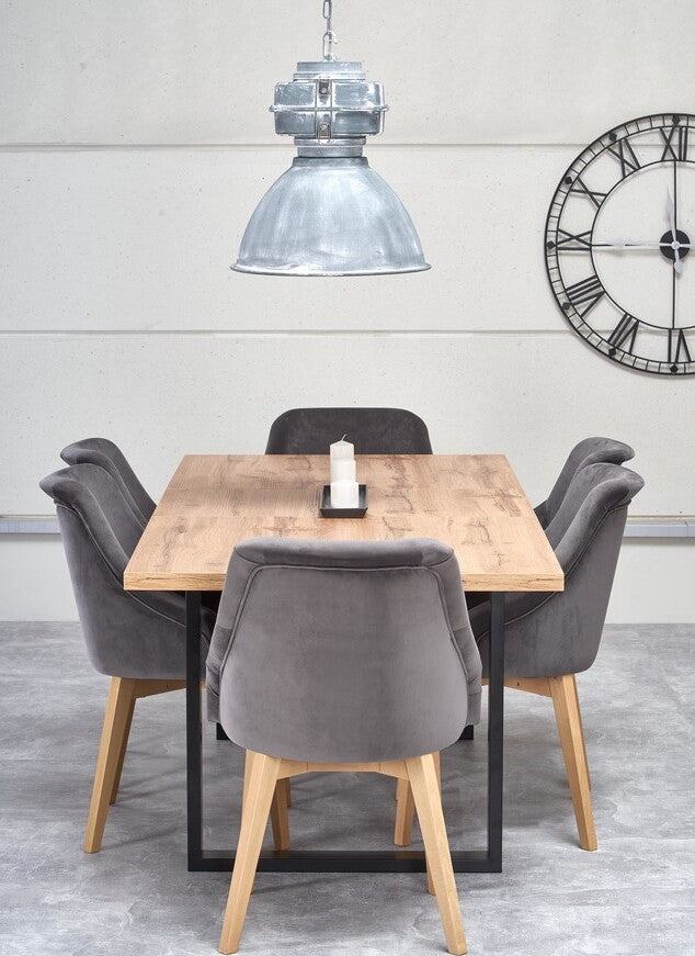 Kitchen Chair Le Havre | size: Width: 57cm, Height: 86cm, Depth: 56cm | color: Beige/Grey | image: 7 | variant: 1002584