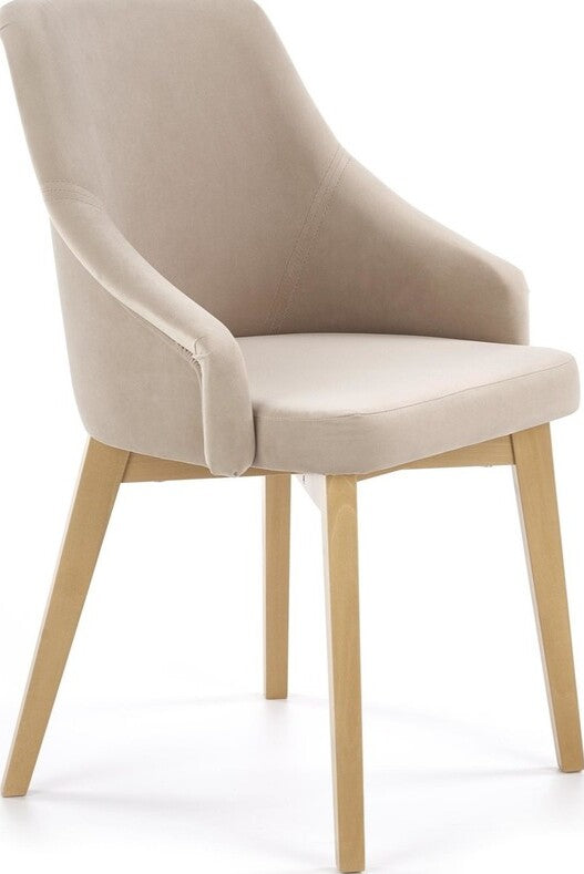 Kitchen Chair Le Havre | size: Width: 57cm, Height: 86cm, Depth: 56cm | color: Beige | image: 1 | variant: 1002583
