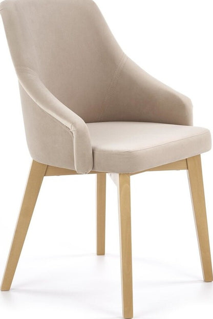 Kitchen Chair Le Havre | size: Width: 57cm, Height: 86cm, Depth: 56cm | color: Beige | image: 1 | variant: 1002583