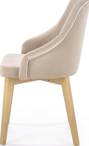 Kitchen Chair Le Havre | size: Width: 57cm, Height: 86cm, Depth: 56cm | color: Beige | image: 2 | variant: 1002583