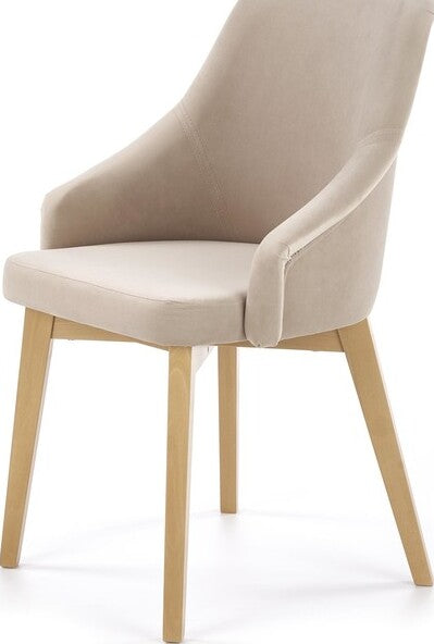 Kitchen Chair Le Havre | size: Width: 57cm, Height: 86cm, Depth: 56cm | color: Beige | image: 6 | variant: 1002583
