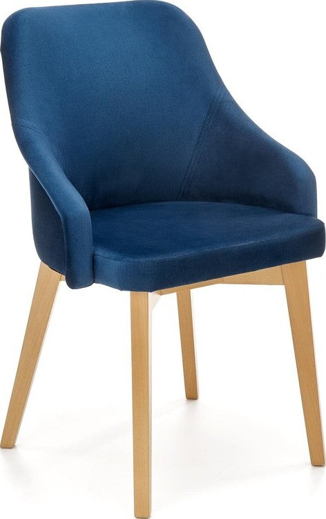Kitchen Chair Le Havre | size: Width: 57cm, Height: 86cm, Depth: 56cm | color: Blue | image: 1 | variant: 1002587