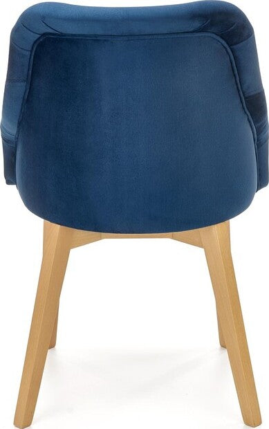 Kitchen Chair Le Havre | size: Width: 57cm, Height: 86cm, Depth: 56cm | color: Blue | image: 2 | variant: 1002587