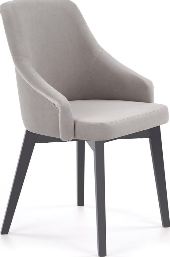 Kitchen Chair Le Havre | size: Width: 57cm, Height: 86cm, Depth: 56cm | color: Gray | image: 1 | variant: 1002582