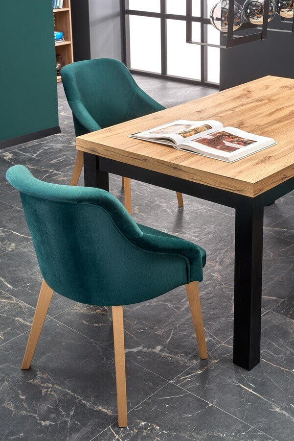 Kitchen Chair Le Havre | size: Width: 57cm, Height: 86cm, Depth: 56cm | color: Green | image: 8 | variant: 1002586