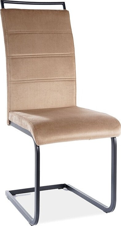 Kitchen Chair Leningrad | size: Width: 41cm, Height: 102cm, Depth: 42cm | color: Beige | image: 1 | variant: 1003629