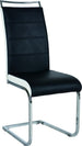 Kitchen Chair Leningrad | size: Width: 41cm, Height: 102cm, Depth: 42cm | color: Black | image: 1 | variant: 1003623