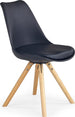 Kitchen Chair Maardu | size: Width: 48cm, Height: 81cm, Depth: 57cm | color: Black | image: 1 | variant: 1002164
