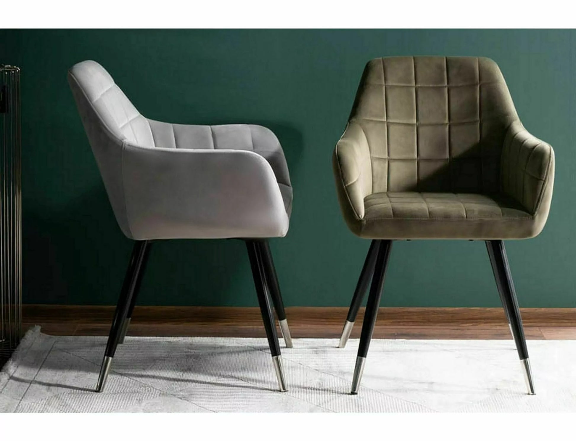 Kitchen Chair Marrakech | size: Width: 56cm, Height: 83cm, Depth: 42cm | color: Olive | image: 3 | variant: 1003789