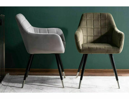 Kitchen Chair Marrakech | size: Width: 56cm, Height: 83cm, Depth: 42cm | color: Olive | image: 3 | variant: 1003789
