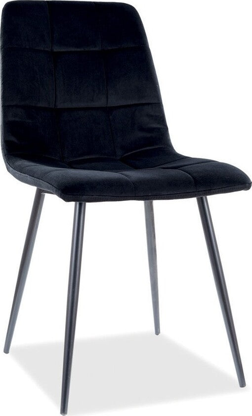 Kitchen Chair Medina | size: Width: 47cm, Height: 87cm, Depth: 41cm | color: Black | image: 1 | variant: 1003681