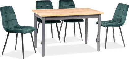 Kitchen Chair Medina | size: Width: 47cm, Height: 87cm, Depth: 41cm | color: Green | image: 2 | variant: 1003668