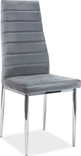 Kitchen Chair Nagoya | size: Width: 40cm, Height: 96cm, Depth: 38cm | color: Gray | image: 1 | variant: 1003620