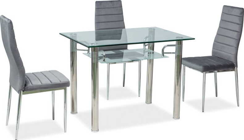 Kitchen Chair Nagoya | size: Width: 40cm, Height: 96cm, Depth: 38cm | color: Gray | image: 2 | variant: 1003620