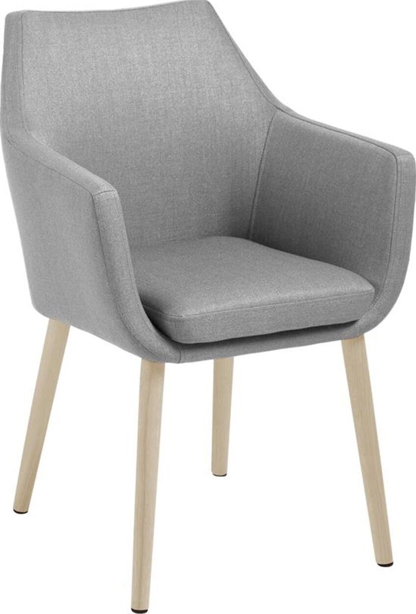 Kitchen Chair Nora | size: Width: 58cm, Height: 84cm, Depth: 58cm | color: Gray | image: 1 | variant: 1012491