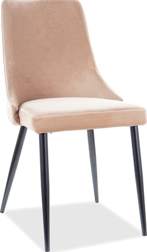 Kitchen Chair Orlando | size: Width: 47cm, Height: 93cm, Depth: 44cm | color: Beige | image: 1 | variant: 1003703