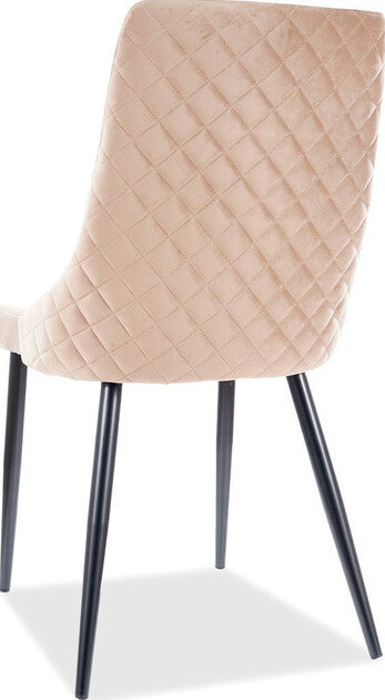 Kitchen Chair Orlando | size: Width: 47cm, Height: 93cm, Depth: 44cm | color: Beige | image: 2 | variant: 1003703