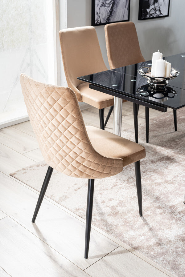 Kitchen Chair Orlando | size: Width: 47cm, Height: 93cm, Depth: 44cm | color: Beige | image: 5 | variant: 1003703