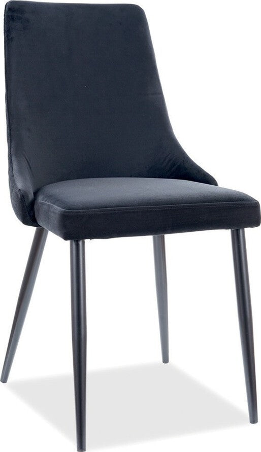 Kitchen Chair Orlando | size: Width: 47cm, Height: 93cm, Depth: 44cm | color: Black | image: 1 | variant: 1003702