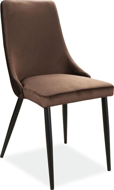 Kitchen Chair Orlando | size: Width: 47cm, Height: 93cm, Depth: 44cm | color: Brown | image: 1 | variant: 1003705