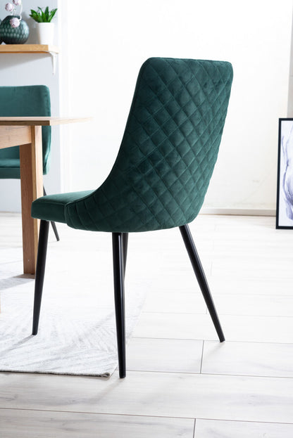 Kitchen Chair Orlando | size: Width: 47cm, Height: 93cm, Depth: 44cm | color: Green | image: 3 | variant: 1003701