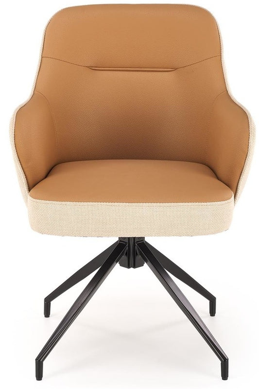 Kitchen Chair Perpignan | size: Width: 60cm, Height: 85cm, Depth: 65cm | color: Brown/Beige | image: 0 | variant: 1002641