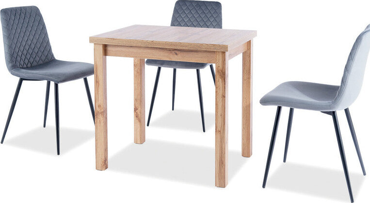 Kitchen Chair Petersburg | size: Width: 46cm, Height: 84cm, Depth: 42cm | color: Gray | image: 4 | variant: 1003636