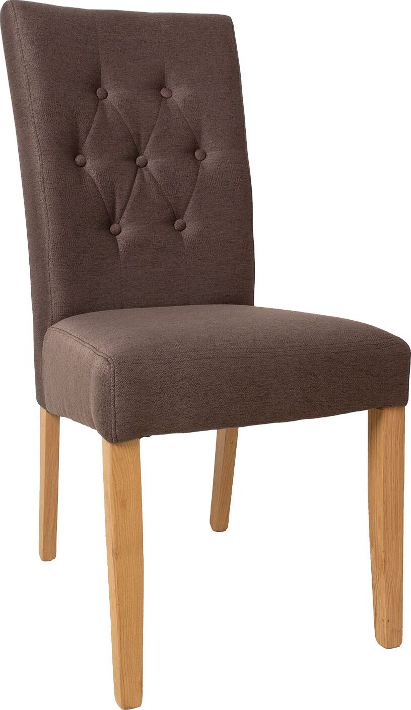 Kitchen Chair Queen | size: Width: 64cm, Height: 102cm, Depth: 46cm | color: Brown | image: 1 | variant: 1003640