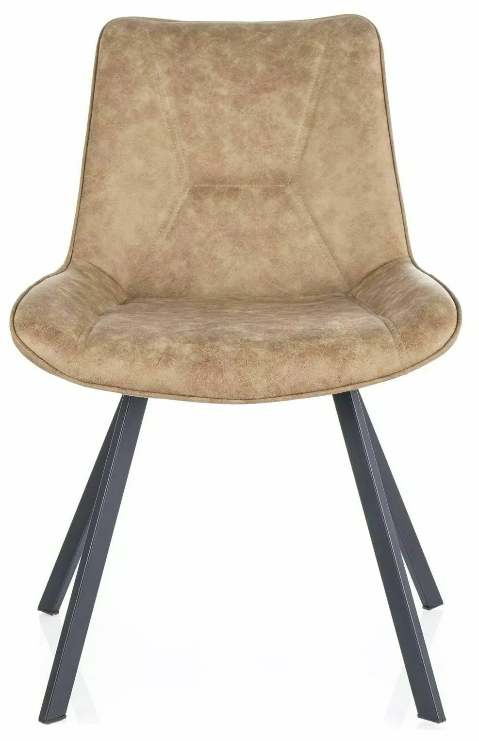 Kitchen Chair Quezon | size: Width: 53cm, Height: 85cm, Depth: 43cm | color: Beige | image: 0 | variant: 1003812