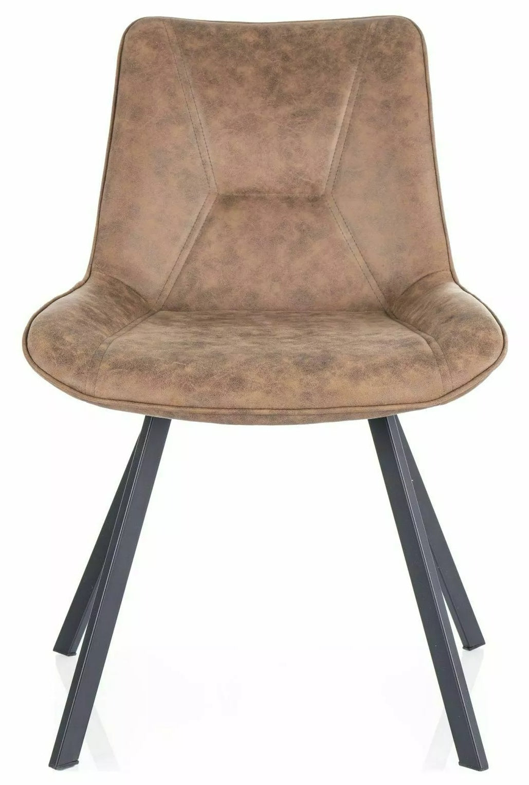 Kitchen Chair Quezon | size: Width: 53cm, Height: 85cm, Depth: 43cm | color: Brown | image: 0 | variant: 1003813