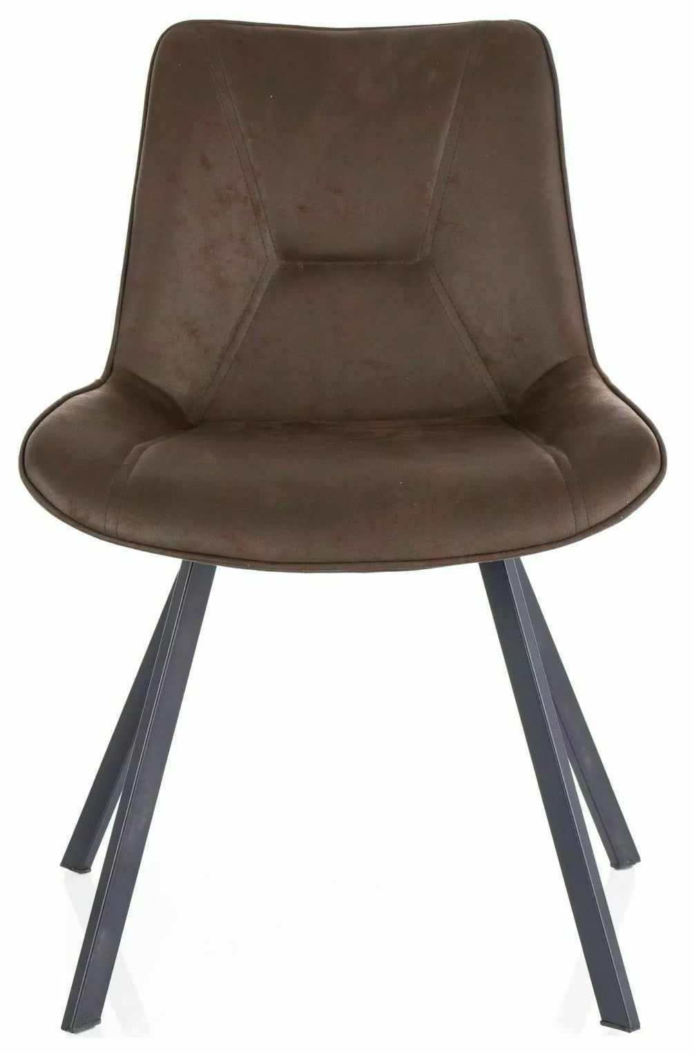 Kitchen Chair Quezon | size: Width: 53cm, Height: 85cm, Depth: 43cm | color: Brown | image: 0 | variant: 1003814