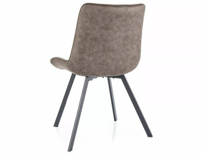 Kitchen Chair Quezon | size: Width: 53cm, Height: 85cm, Depth: 43cm | color: Gray | image: 1 | variant: 1003815