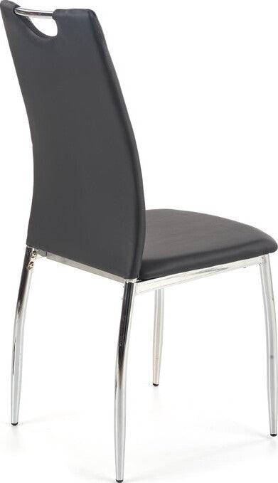 Kitchen Chair Rakvere | size: Width: 44cm, Height: 97cm, Depth: 41cm | color: Black | image: 3 | variant: 1002157
