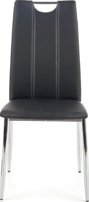 Kitchen Chair Rakvere | size: Width: 44cm, Height: 97cm, Depth: 41cm | color: Black | image: 5 | variant: 1002157