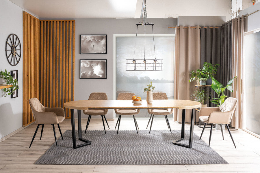 Kitchen Chair Riyadh | size: Width: 59cm, Height: 82cm, Depth: 43cm | color: Beige | image: 3 | variant: 1003657