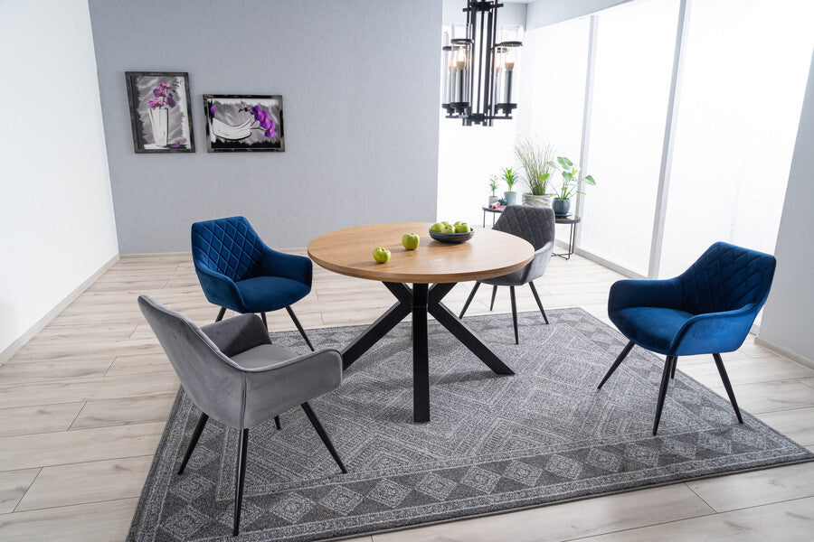 Kitchen Chair Riyadh | size: Width: 59cm, Height: 82cm, Depth: 43cm | color: Gray | image: 4 | variant: 1003653