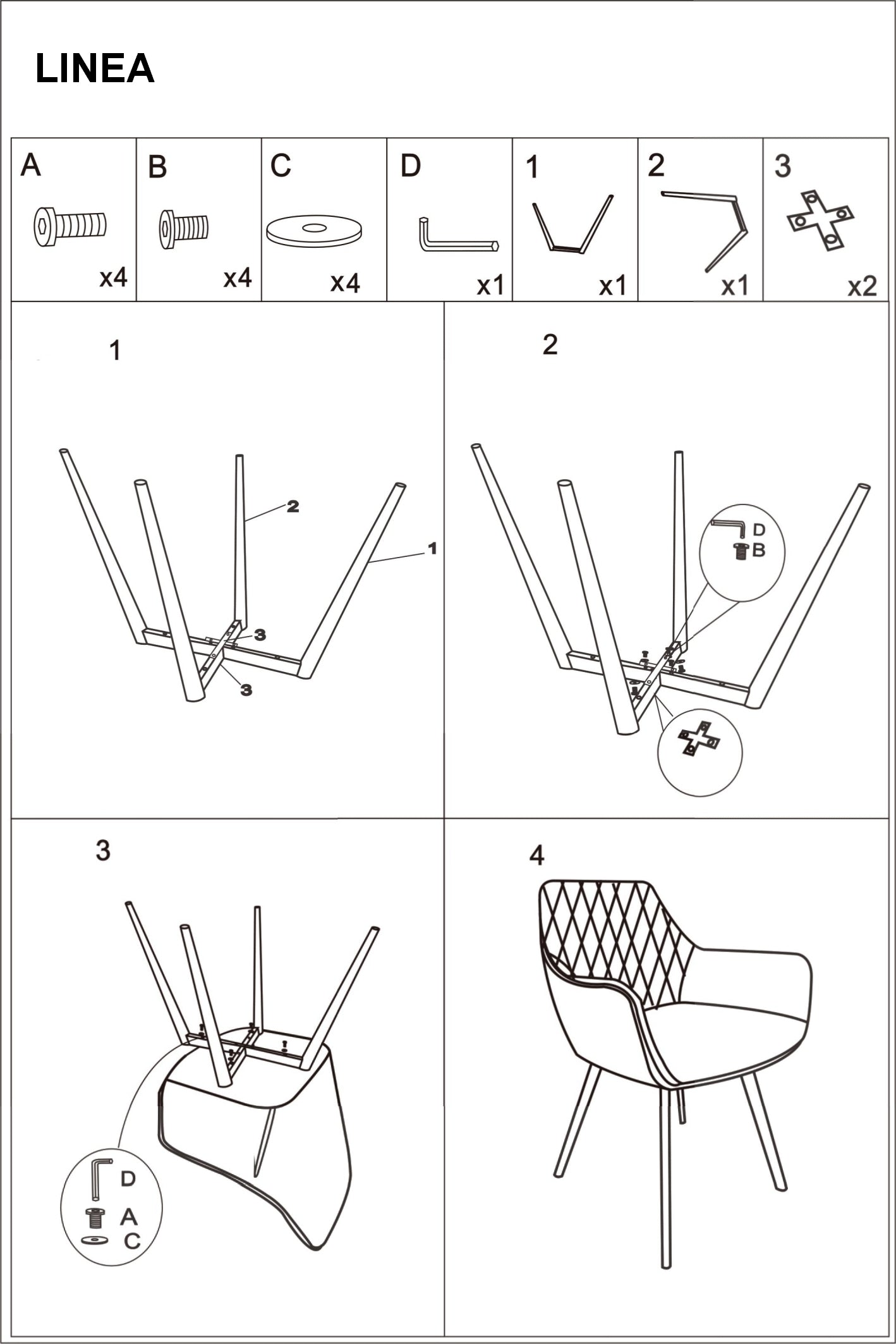 Kitchen Chair Riyadh | size: Width: 59cm, Height: 82cm, Depth: 43cm | color: Gray | image: 7 | variant: 1003653