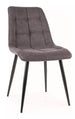 Kitchen Chair Sao Paulo | size: Width: 50cm, Height: 88cm, Depth: 43cm | color: Gray | image: 0 | variant: 1003899